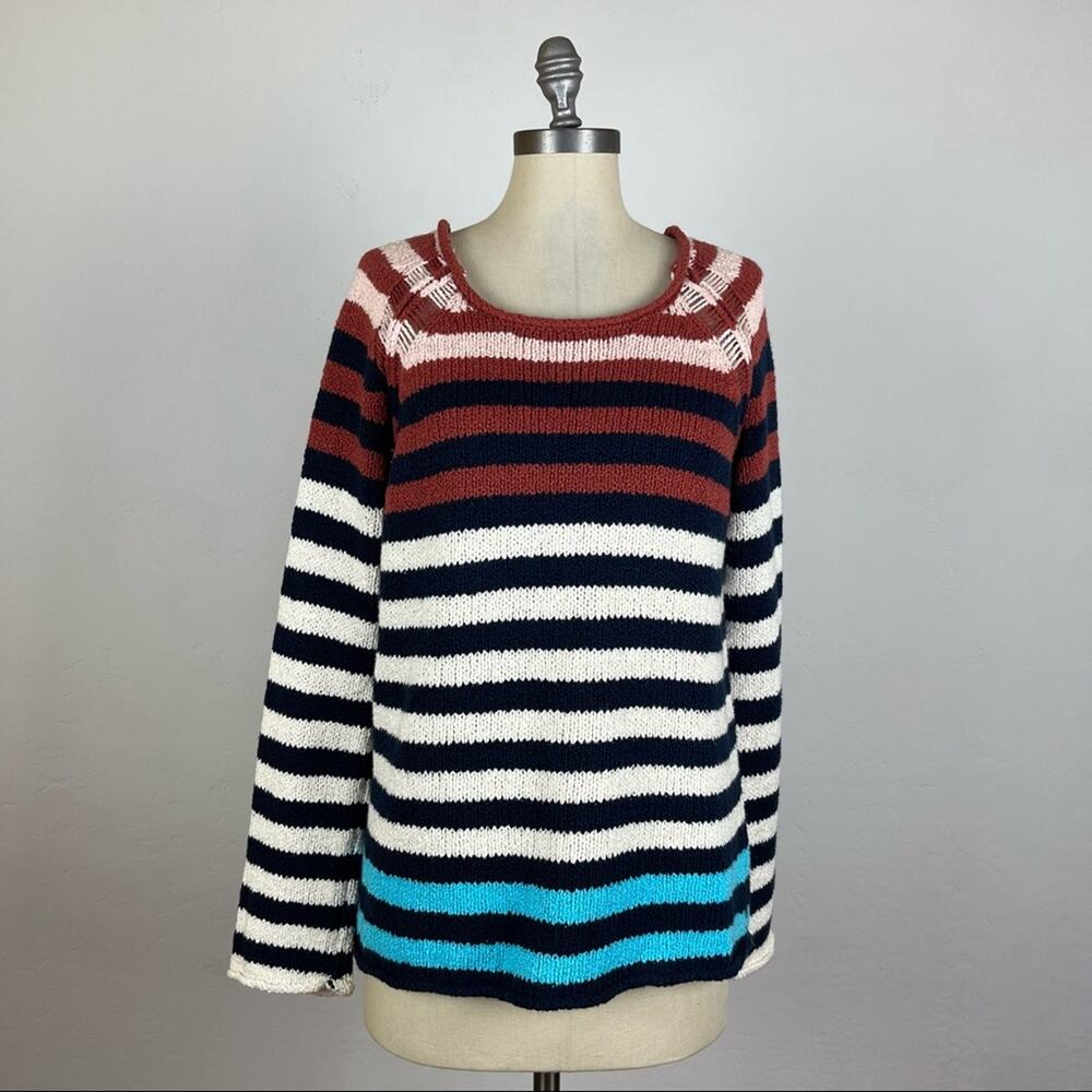 Anthropologie MOTH Multicolor Striped Sweater